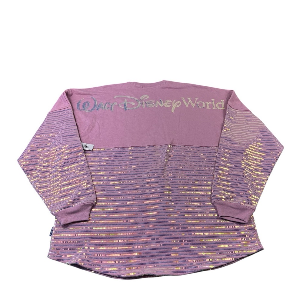 Walt Disney World 50th Anniversary Sequined Pink Spirit Jersey Adult NWT Size XL